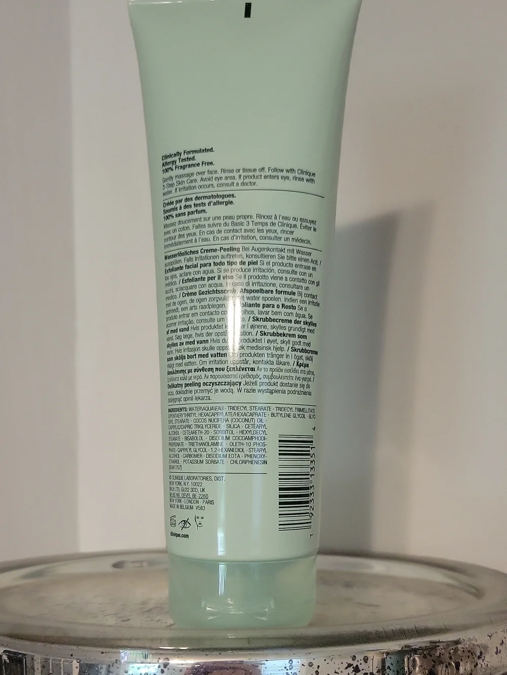 Clinique Mint Green Exfoliating Tube